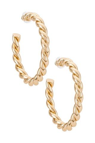 DANNIJO Naomi Earrings in Gold from Revolve.com | Revolve Clothing (Global)