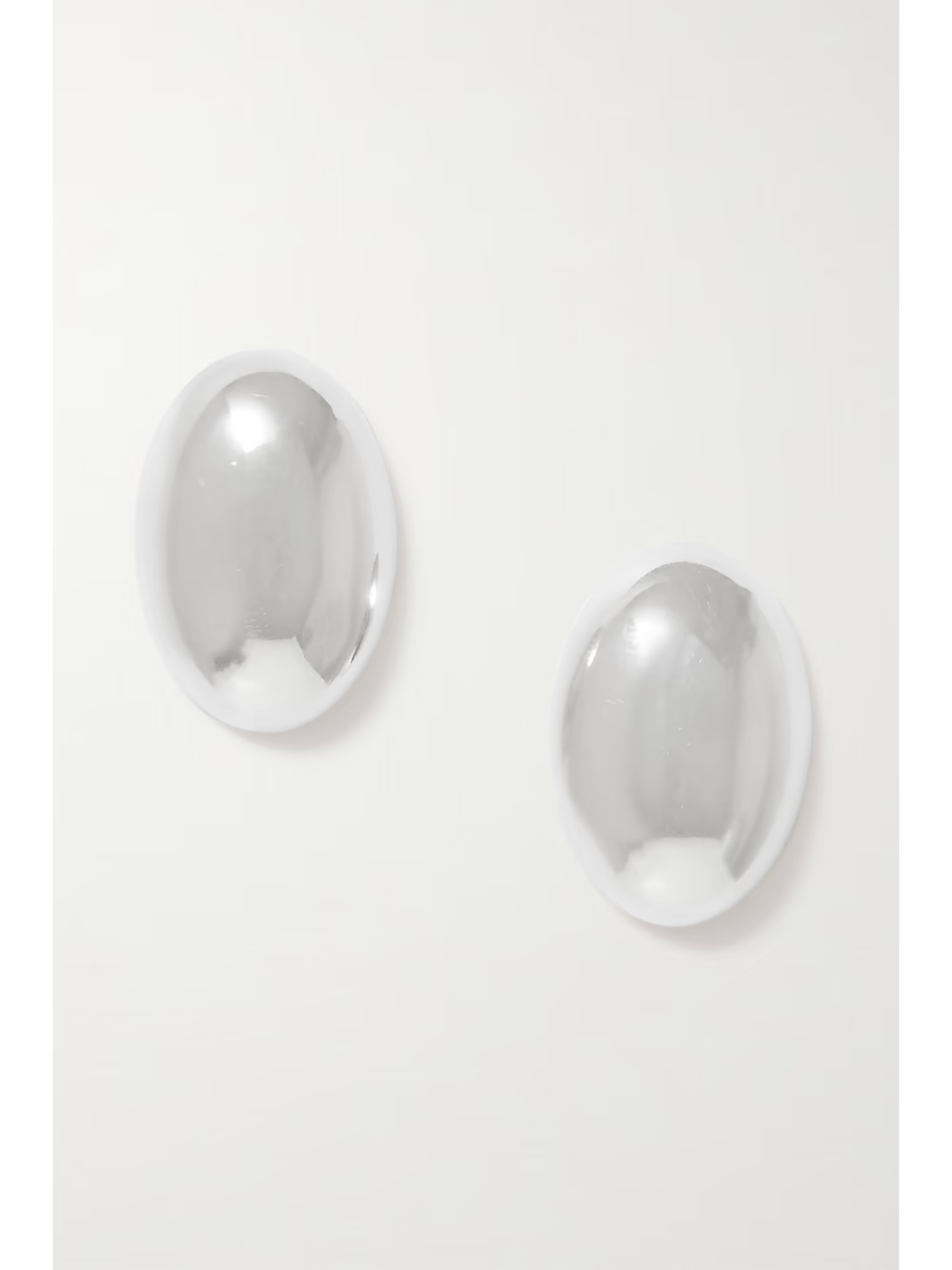 The Camille silver earrings | NET-A-PORTER (US)