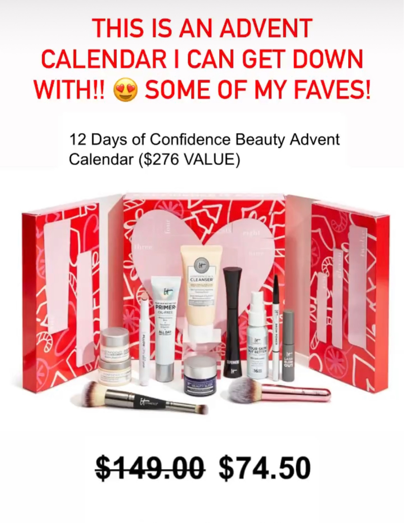 Beauty Advent Calendar! Yes, please!!
$276 value for under $75! 

#LTKsalealert #LTKbeauty #LTKHoliday