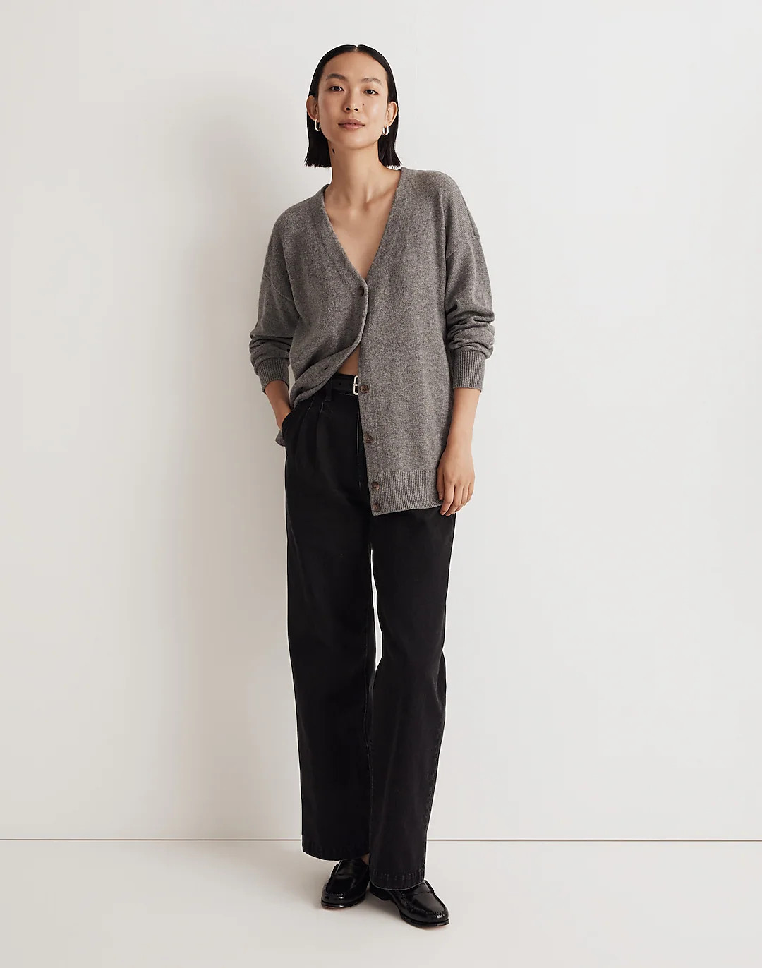 V-Neck Relaxed Cardigan | Madewell
