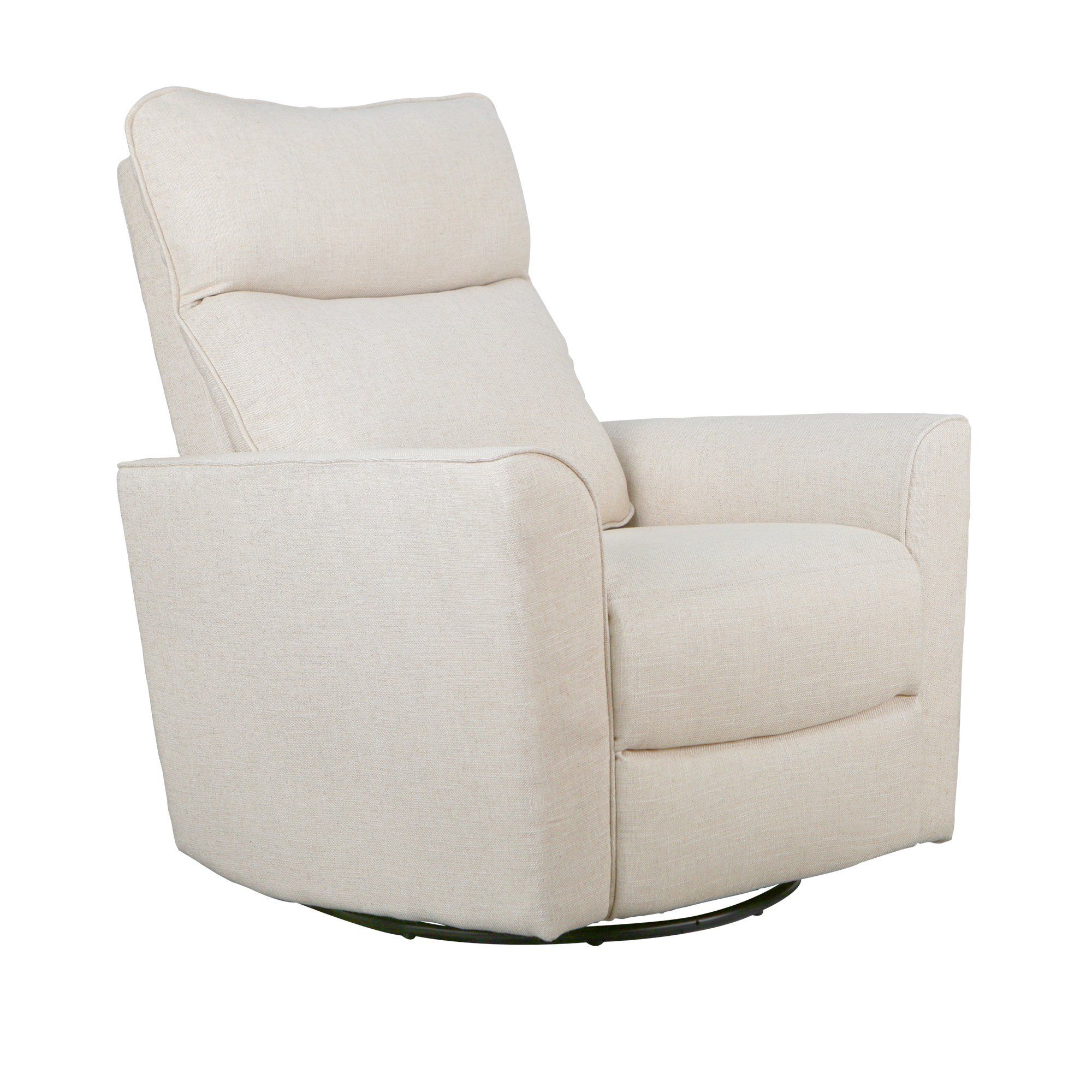 Karla Dubois Soho Comfort Upholstered Swivel Glider- Canvas | Walmart (US)