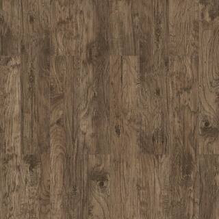 TrafficMaster Mena Creek Oak 7 mm T x 7.56 in. W Water Resistant Laminate Wood Flooring (26.6 sqf... | The Home Depot