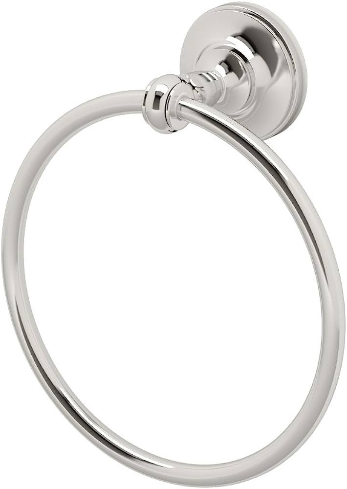 Gatco 4122 Tavern Towel Ring, Polished Nickel | Amazon (US)