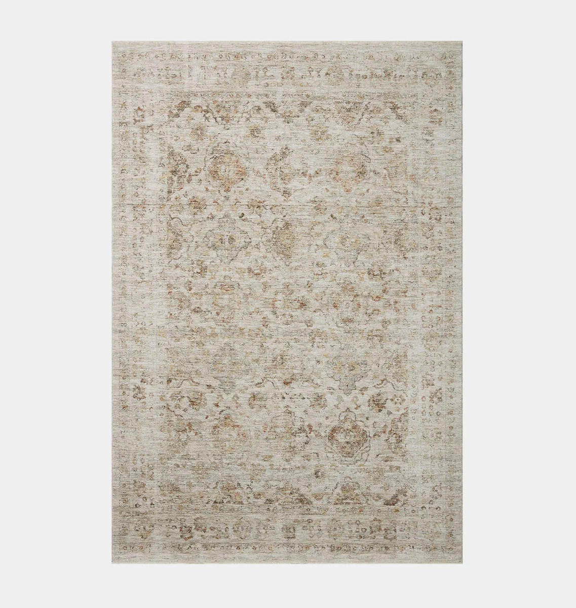 Honora HON-03 Beige / Spice Area Rug | Amber Interiors