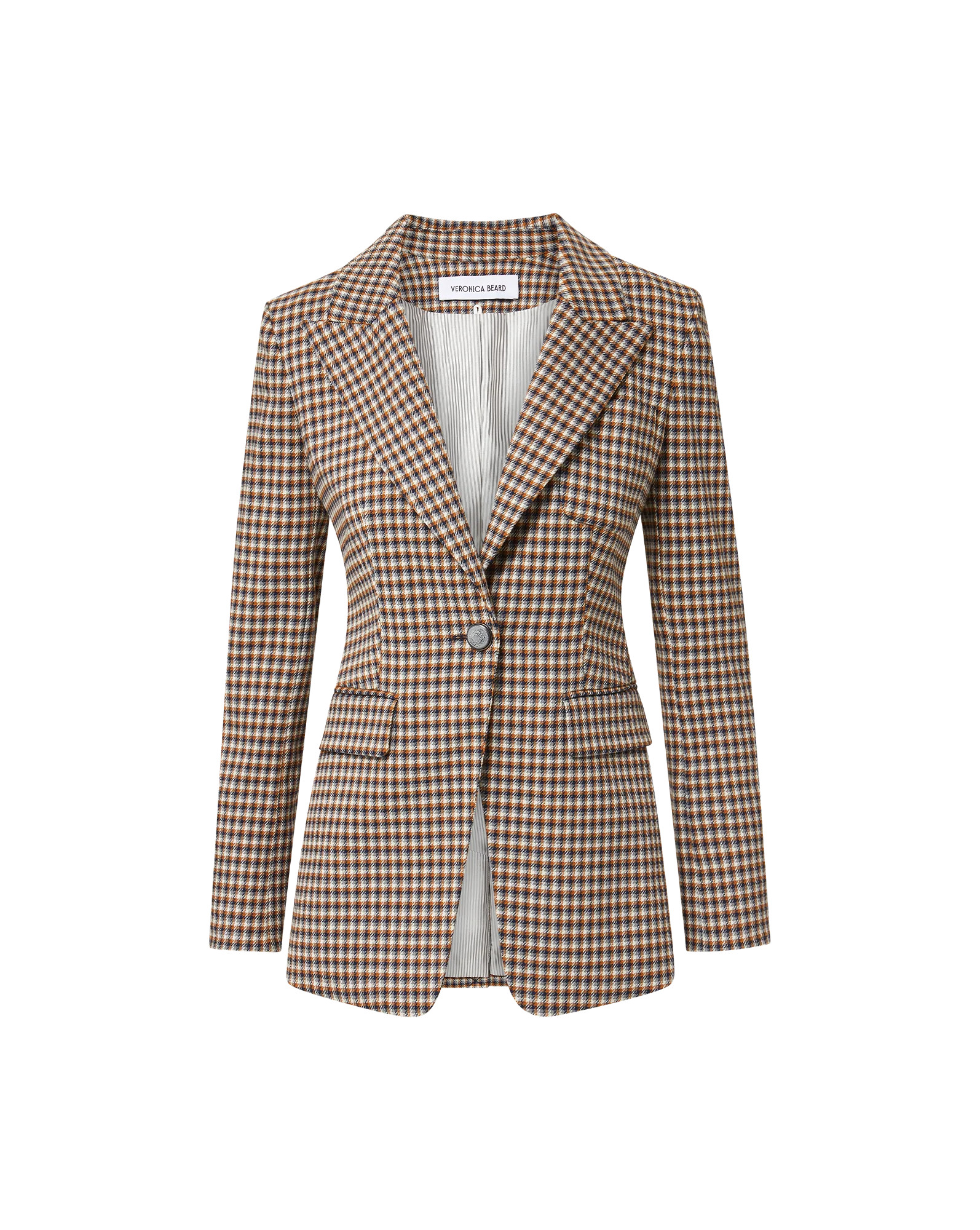 Livvy Houndstooth Dickey Jacket | Veronica Beard