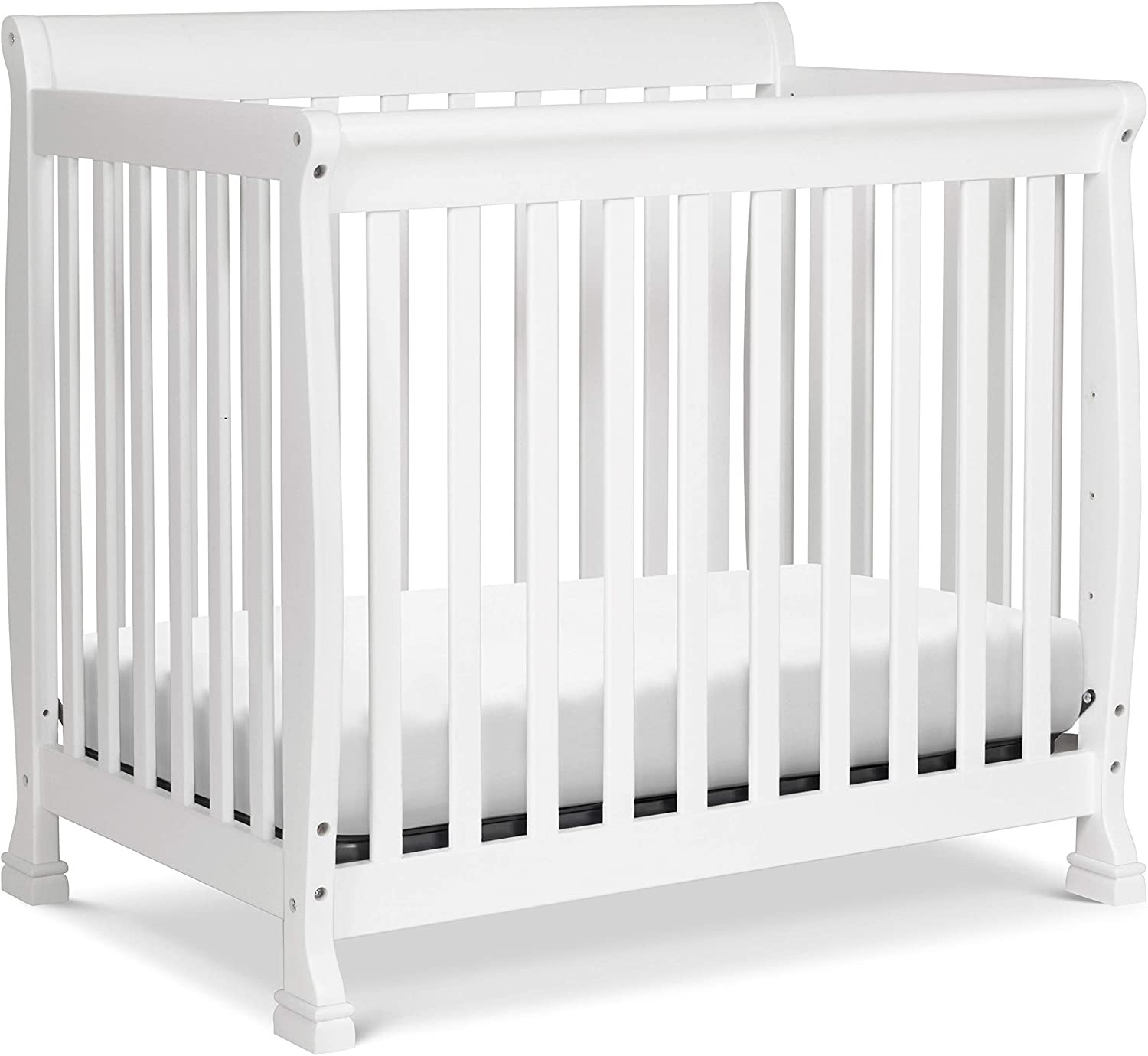 DaVinci Kalani 4-in-1 Convertible Mini Crib in White , Greenguard Gold Certified White 1 Count (P... | Walmart (US)