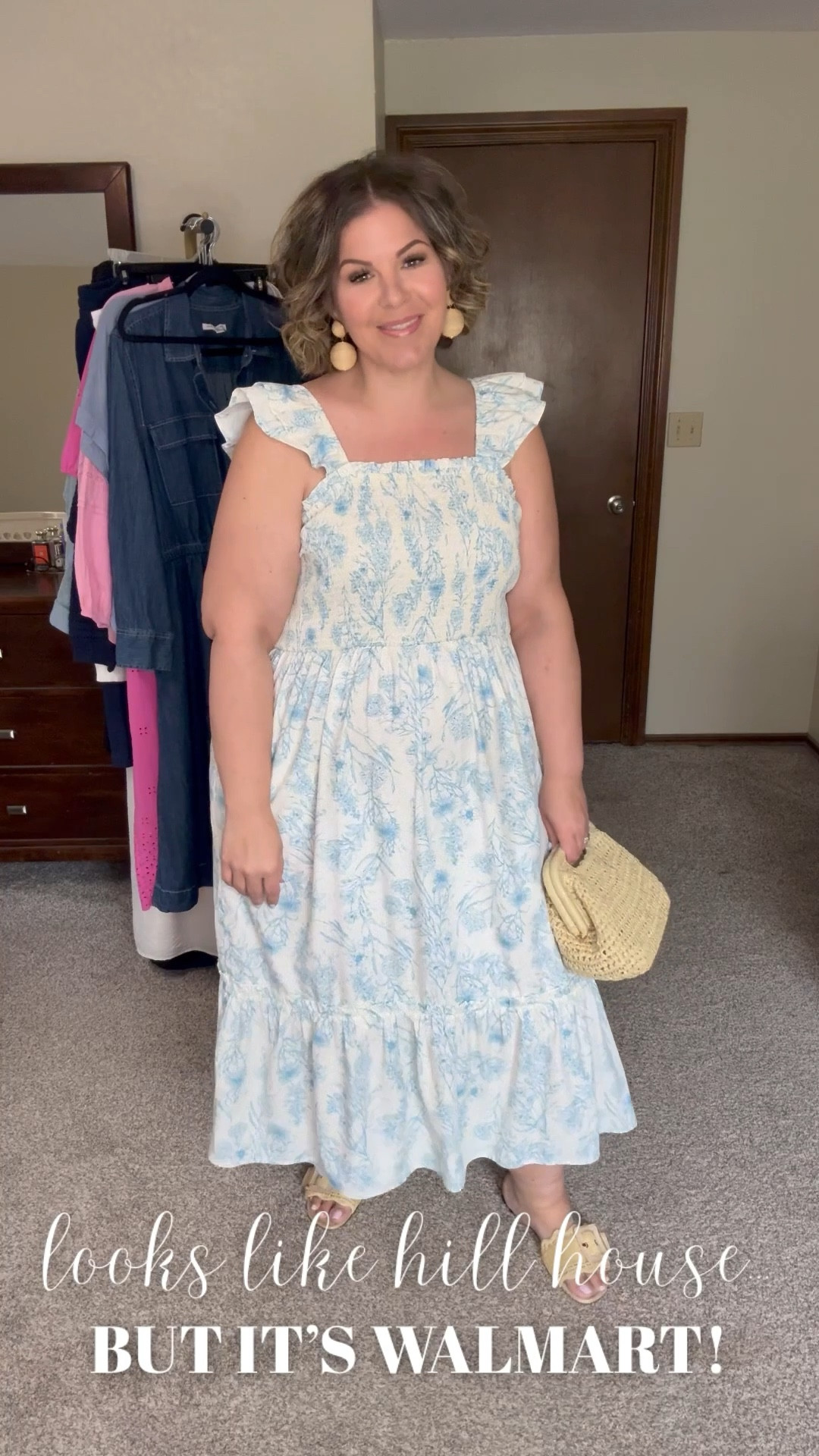 This plus size Walmart dress looks like the Hill House Nap Dress but it’s under $30! 🙌🏻 Currently available in 1X-3X. Would be so cute as an Easter dress! 

#LTKOver40 #LTKFindsUnder50 #LTKPlusSize