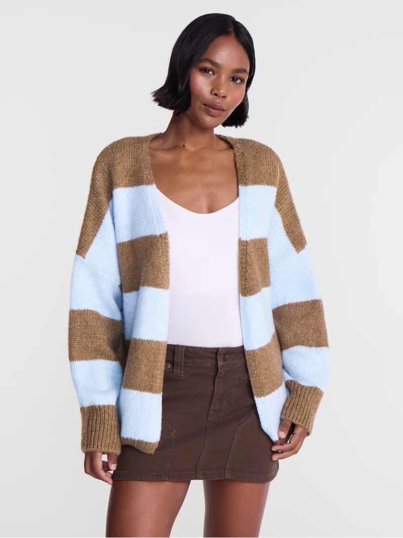 No Boundaries Women's Open Front Cardigan, Women's XXS-4X | Walmart (US)