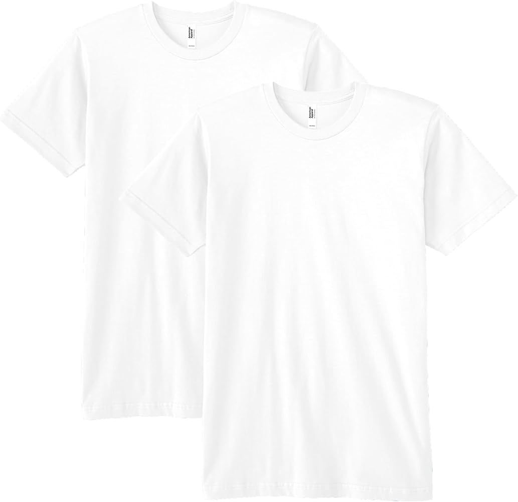 American Apparel Fine Jersey T-Shirt, Style G2001, 2-Pack | Amazon (US)