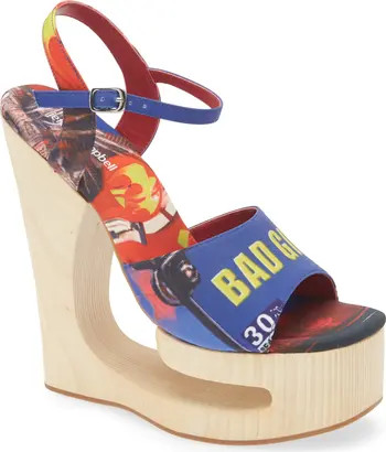 Jeffrey Campbell Flag Girl Platform Wedge Sandal | Nordstrom | Nordstrom