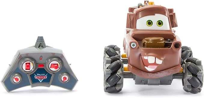 Disney Store Official Tow Mater Light-Up Remote Control Car - Lightning McQueen RC Car with Monst... | Amazon (US)