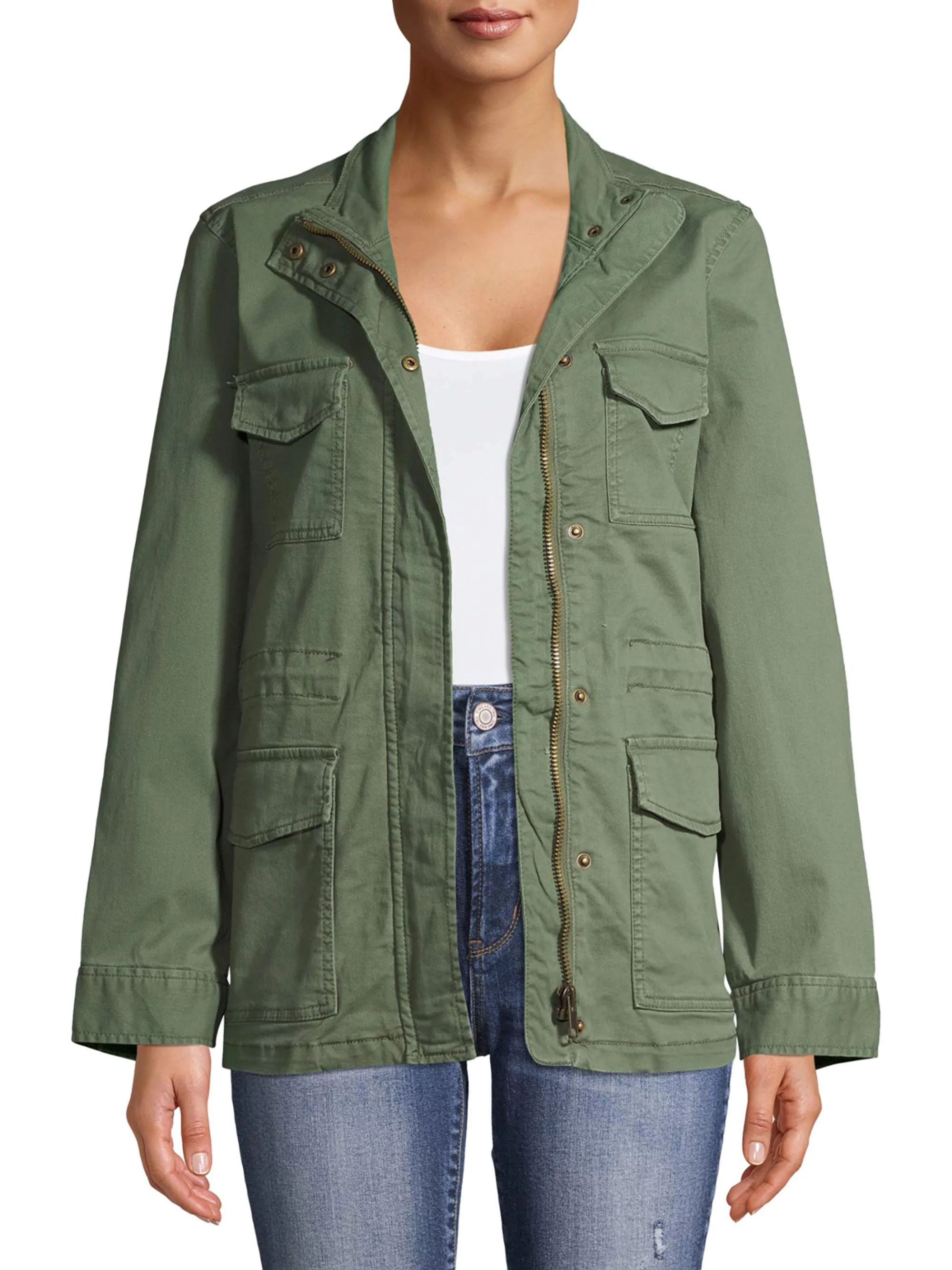 Time and Tru Women's Utility Jacket | Walmart (US)