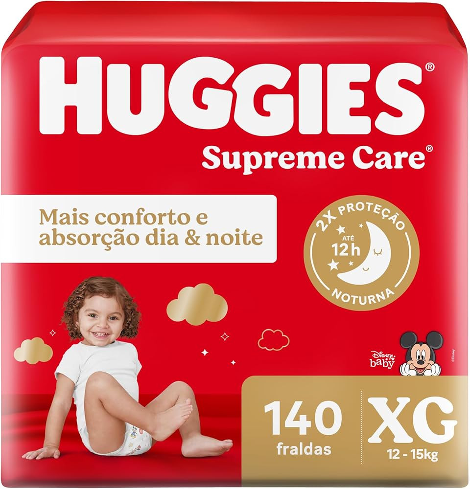 Huggies Fralda Supreme Care XG 140 Un | Amazon (BR)