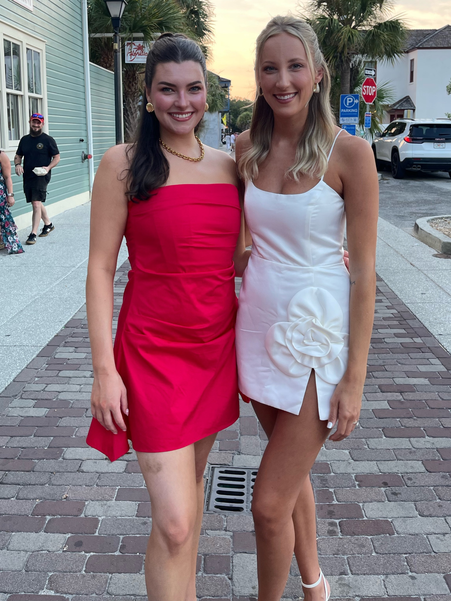 Night out outfit from a bachelorette party in Florida! 

My friends dress is from Delfi Collective and I linked a similar one  

#LTKParties #LTKSeasonal #LTKTravel