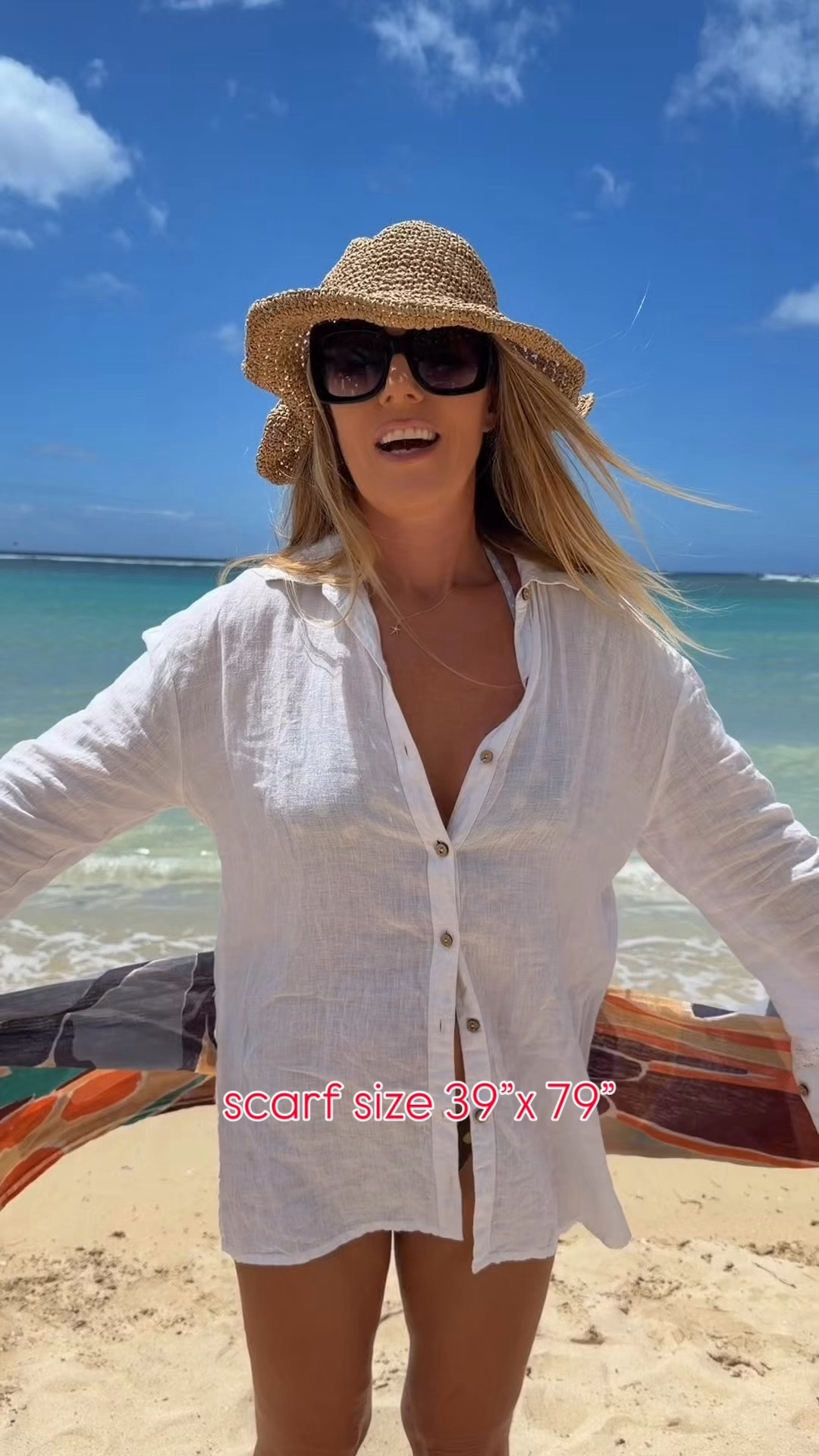Looking for creative ways to restyle your favorite scarves? Learn how to fold and wrap a scarf into a fitted mini skirt without any sewing or cutting required! This simple wardrobe hack is ideal for beach days, tropical vacations, or upgrading a simple summer look. Watch the video to master this quick styling trick!

#LTKNYFW #LTKootd #LTKSwim