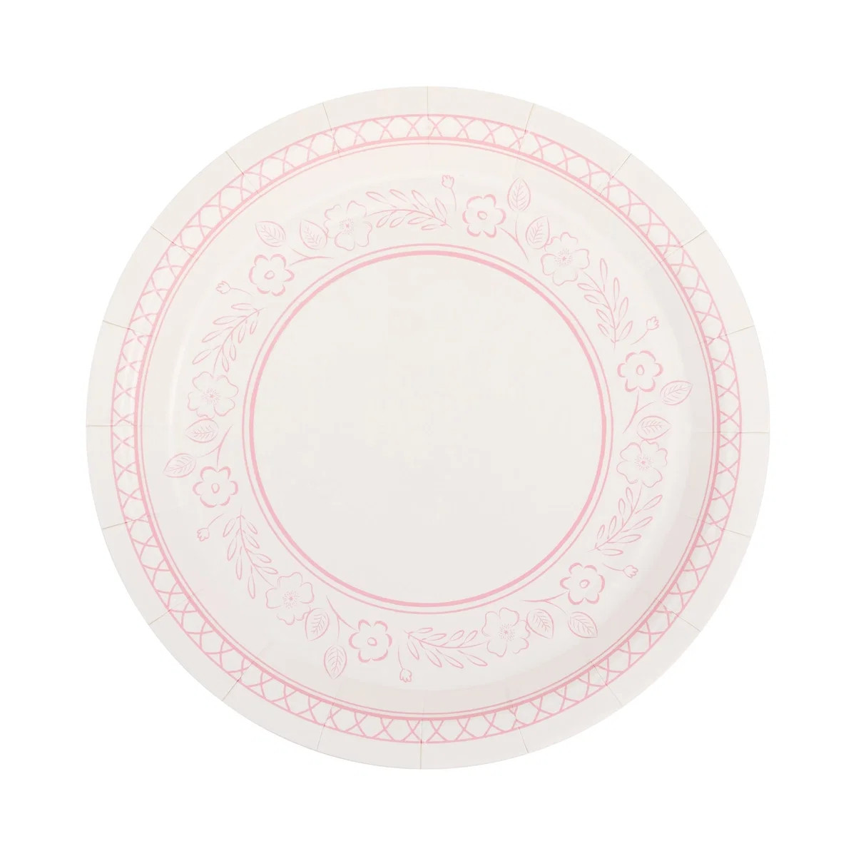 Pembroke Small Pink Floral Paper Plates | Ellie and Piper