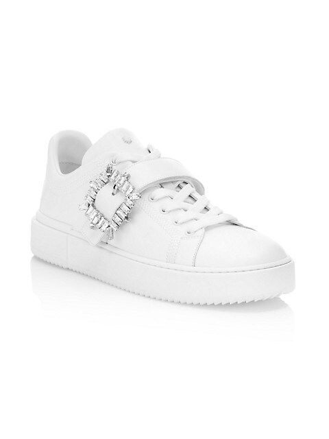 Shine Buckle Low-Top Sneakers | Saks Fifth Avenue