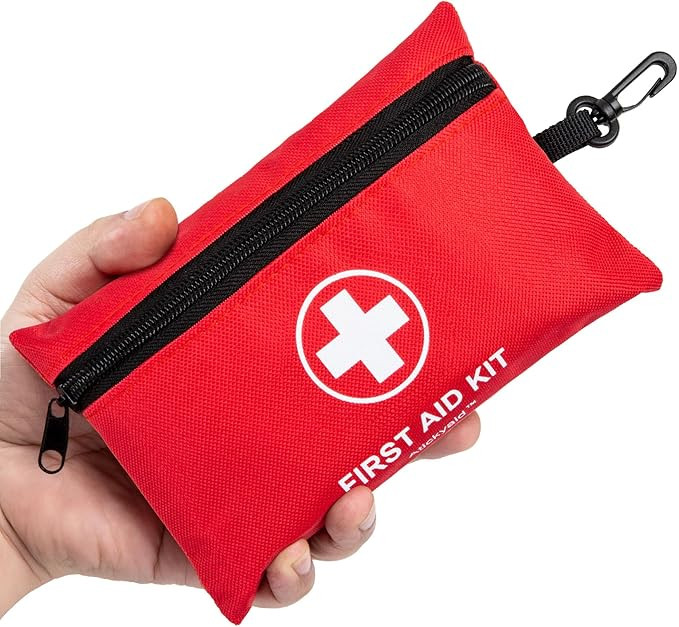 Mini First Aid Kit - 140 Piece Small First Aid Medical Kit for Car, Home, Office, Travel, Camping... | Amazon (US)
