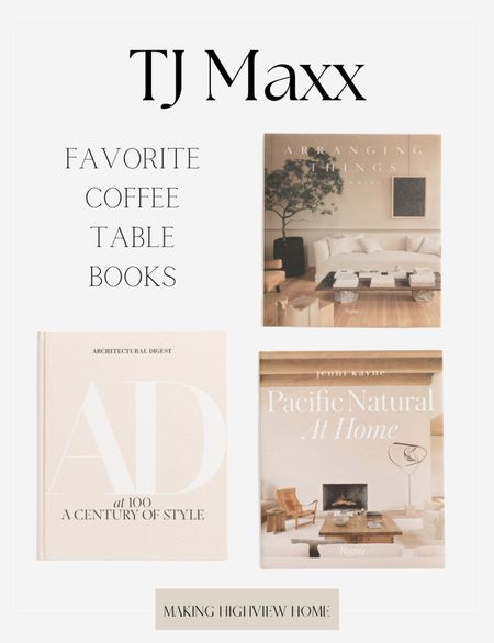 Three of my favorite coffee table books are available at TJ Maxx! They are new arrivals so grab them before they’re gone.

#LTKsalealert #LTKstyletip #LTKhome