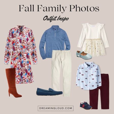 
Family matching outfit ideas for fall pictures , fall style 
@loft dress
@jcrewfactory mens Sweater and chino pants 
@childrensplace toddler girl dress 
Toddler boy shirt and corduroy pants 

#LTKkids #LTKHolidaySale #LTKfamily