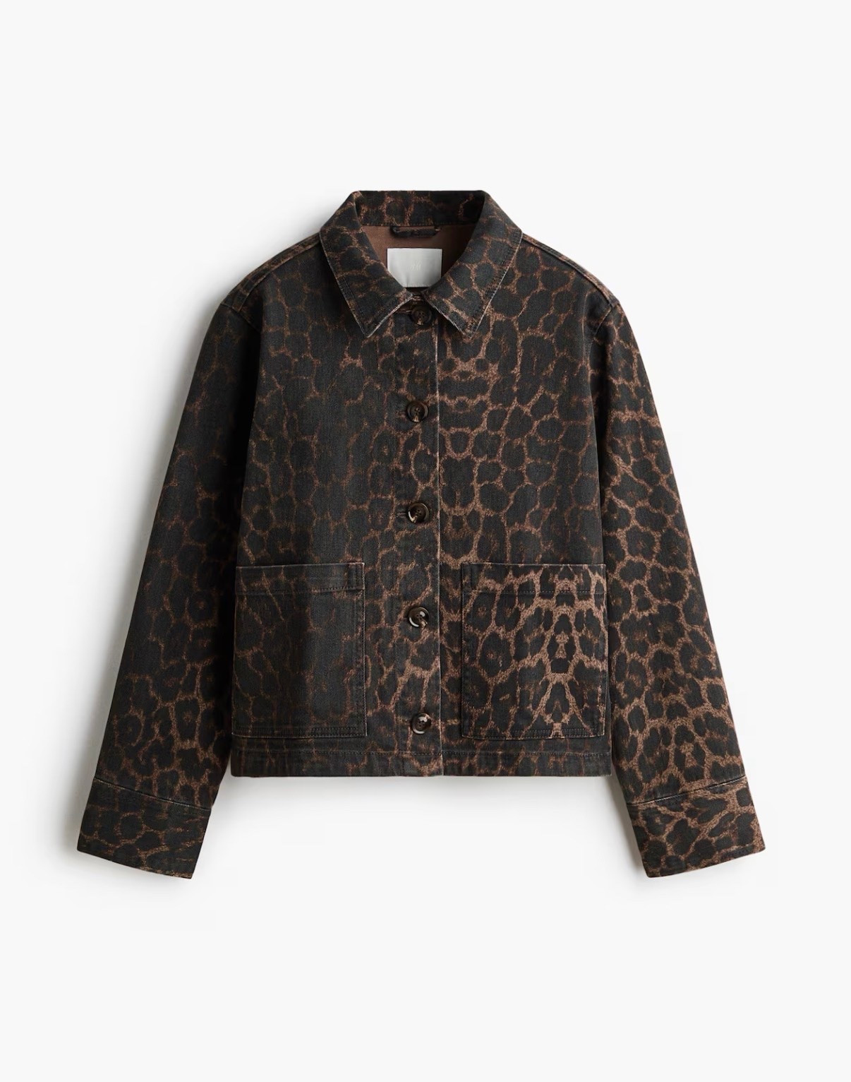 Leopard print shirt jacket with

#LTKSeasonal