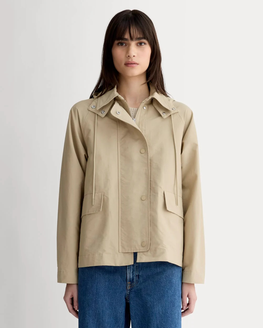 The Short Anorak | Trench Coat Khaki | Everlane