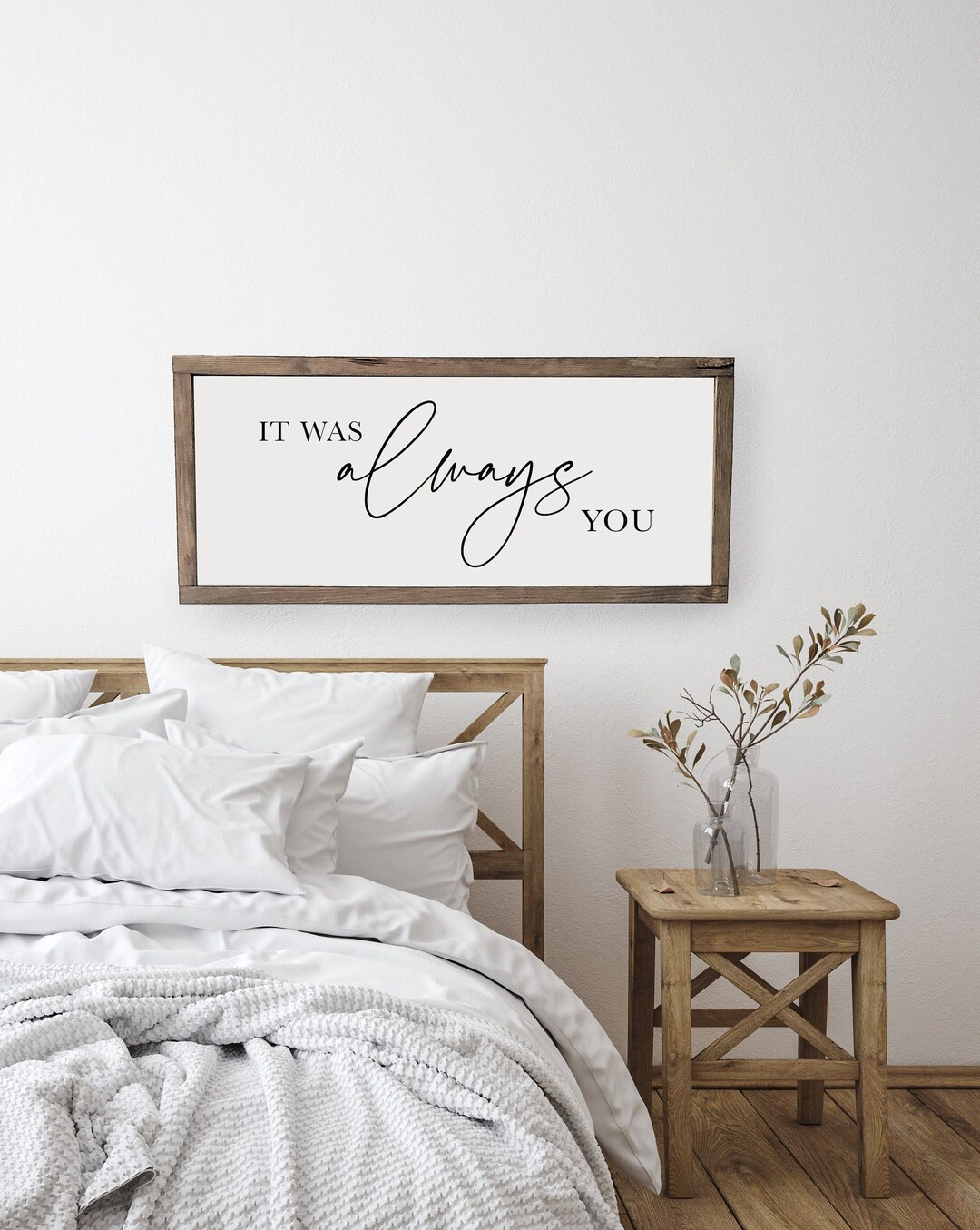 master bedroom sign | it was always you | master bedroom decor | wall decor | bedroom wall art | ... | Etsy (US)