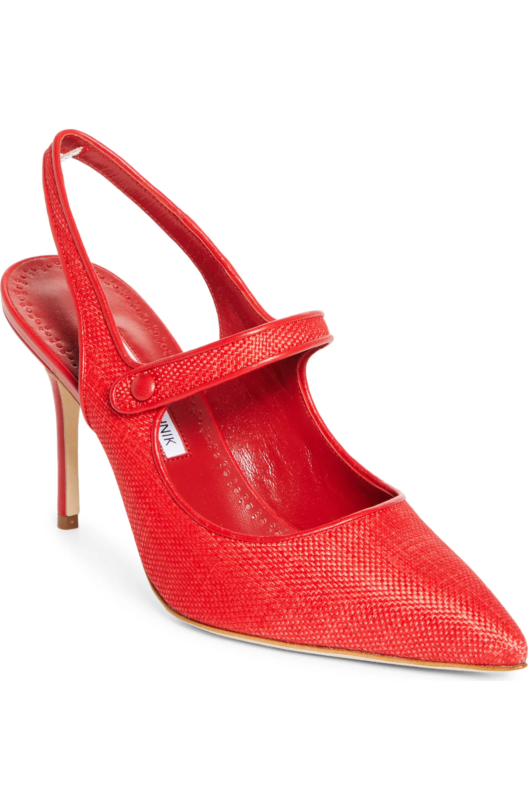 Camparisli Pointed Toe Mary Jane Slingback Pump (Women) | Nordstrom