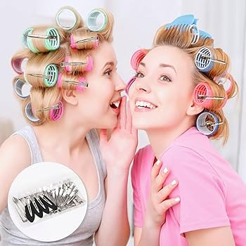 Hair Clips for Women Styling, Metal Duck Billed Pin Curl hair, 44Pcs Long Alligator Roller Clip, ... | Amazon (US)