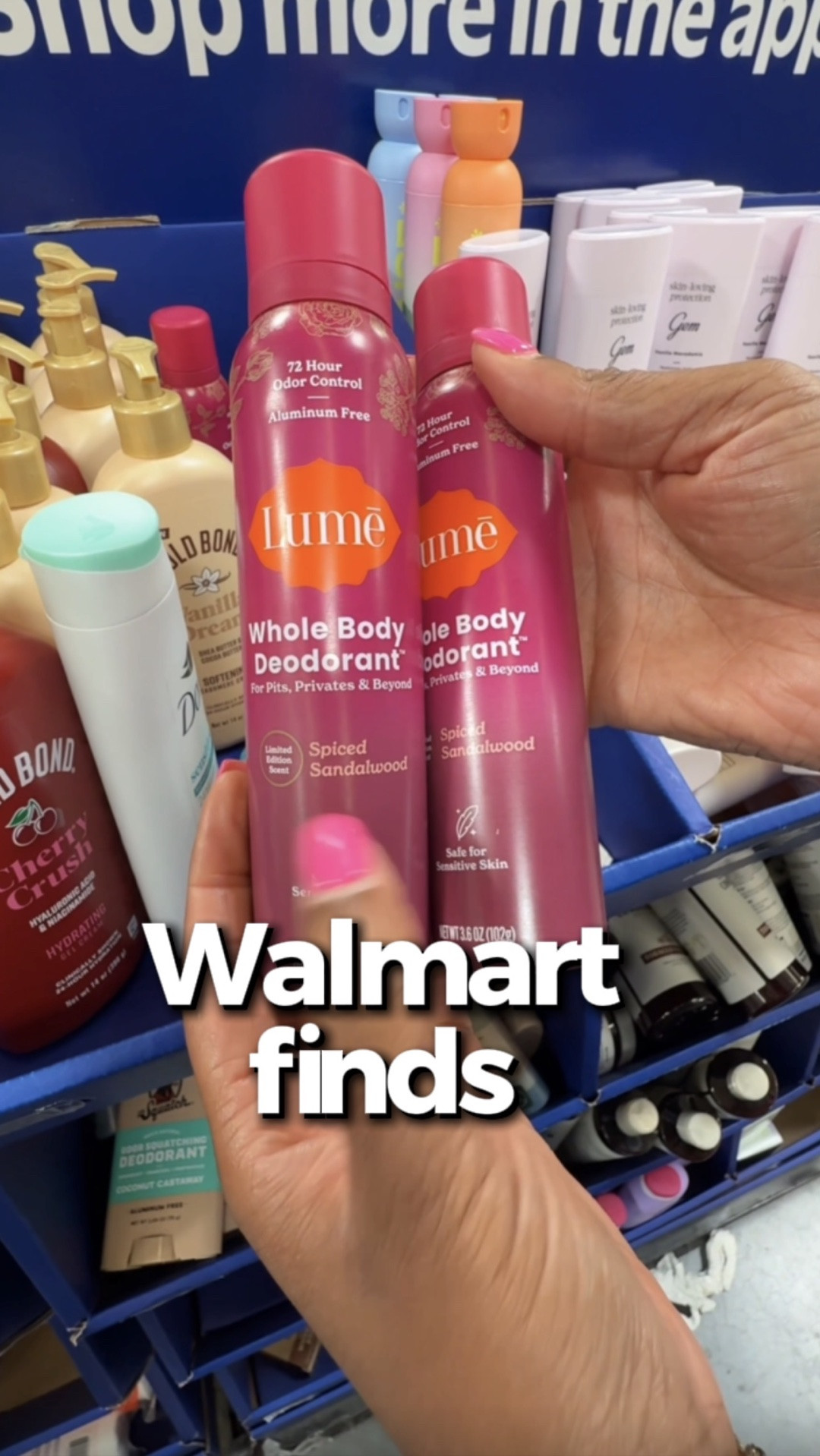Walmart is definitely one of my favorite places to see new beauty finds.  ￼