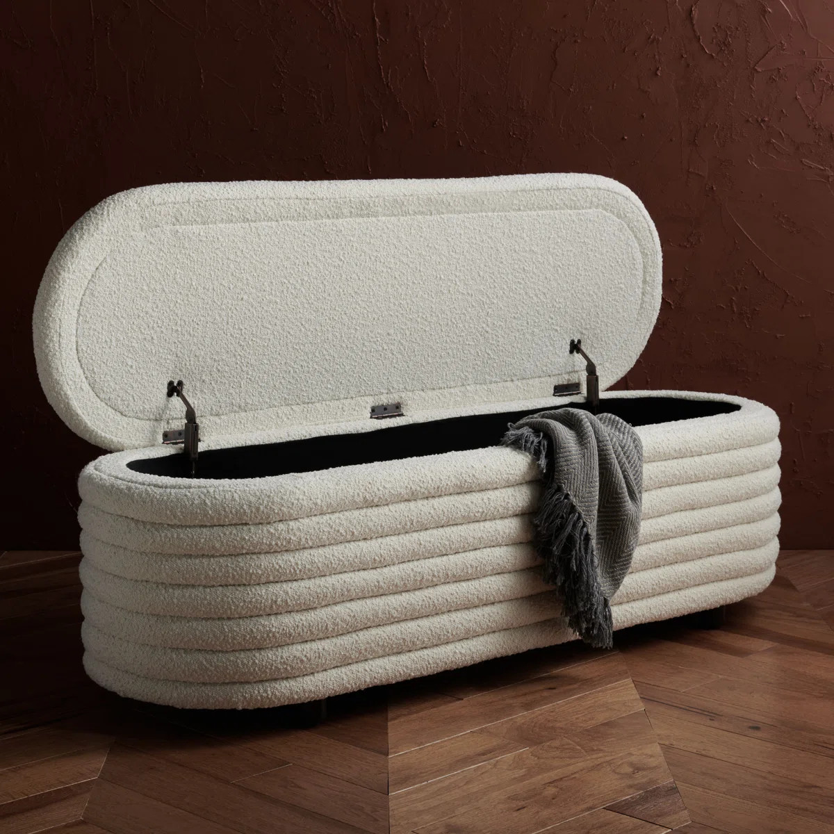 Delray Upholstered Flip Top Storage Bench | Wayfair North America