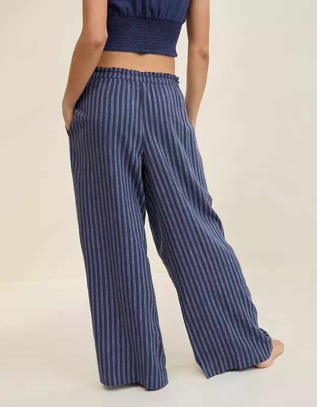Aerie Linen Blend Trouser | Aerie