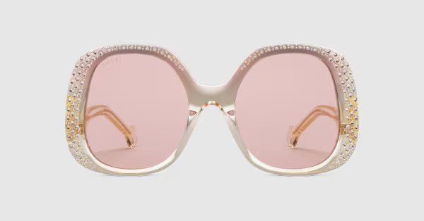 Gucci Oval-frame sunglasses | Gucci (US)