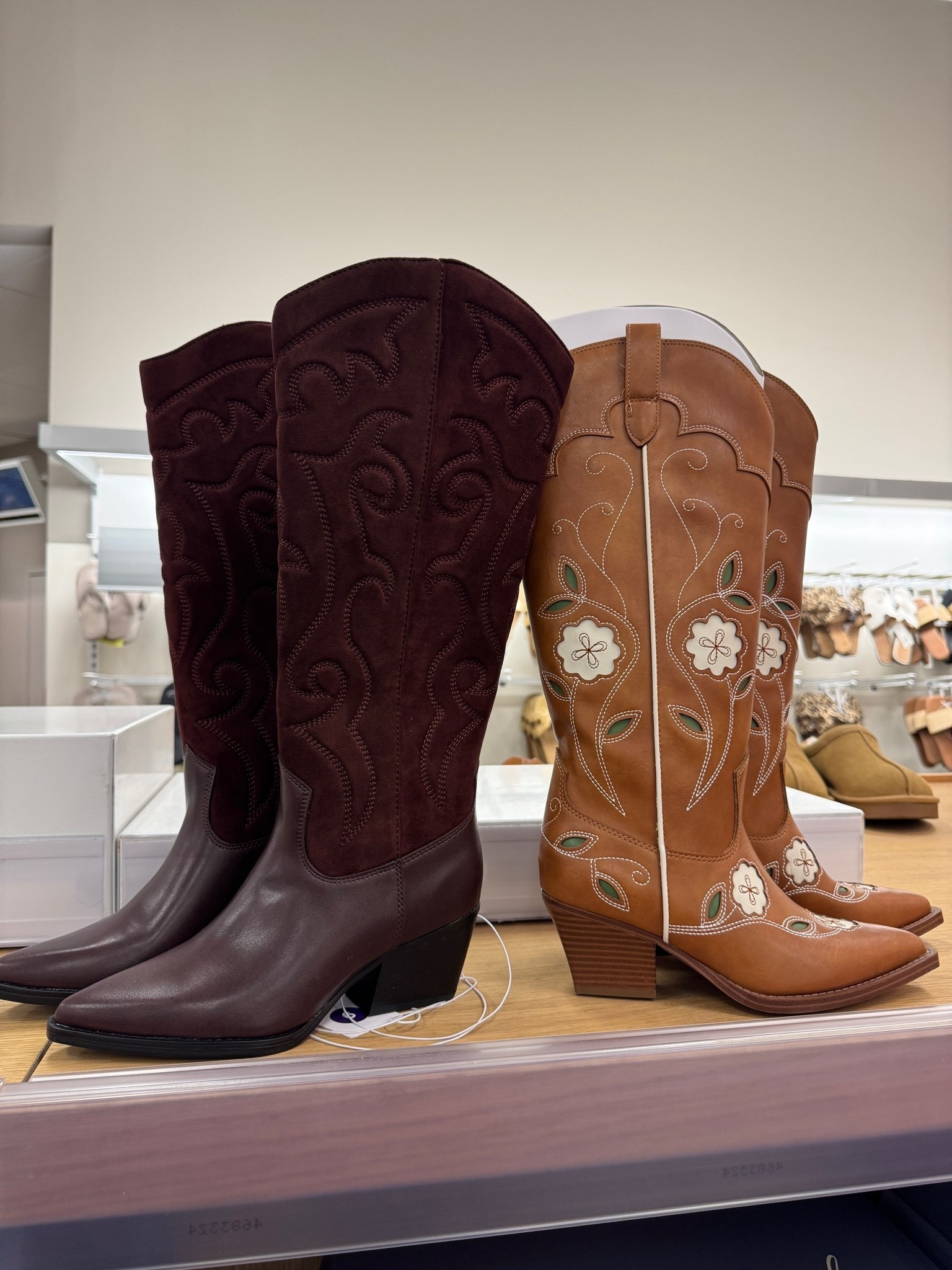 Beautiful western boots spotted at target 😍