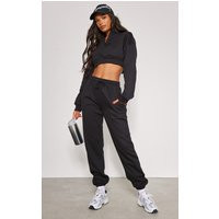 Black Cuffed Pocket Detail Sweatpants | PrettyLittleThing US