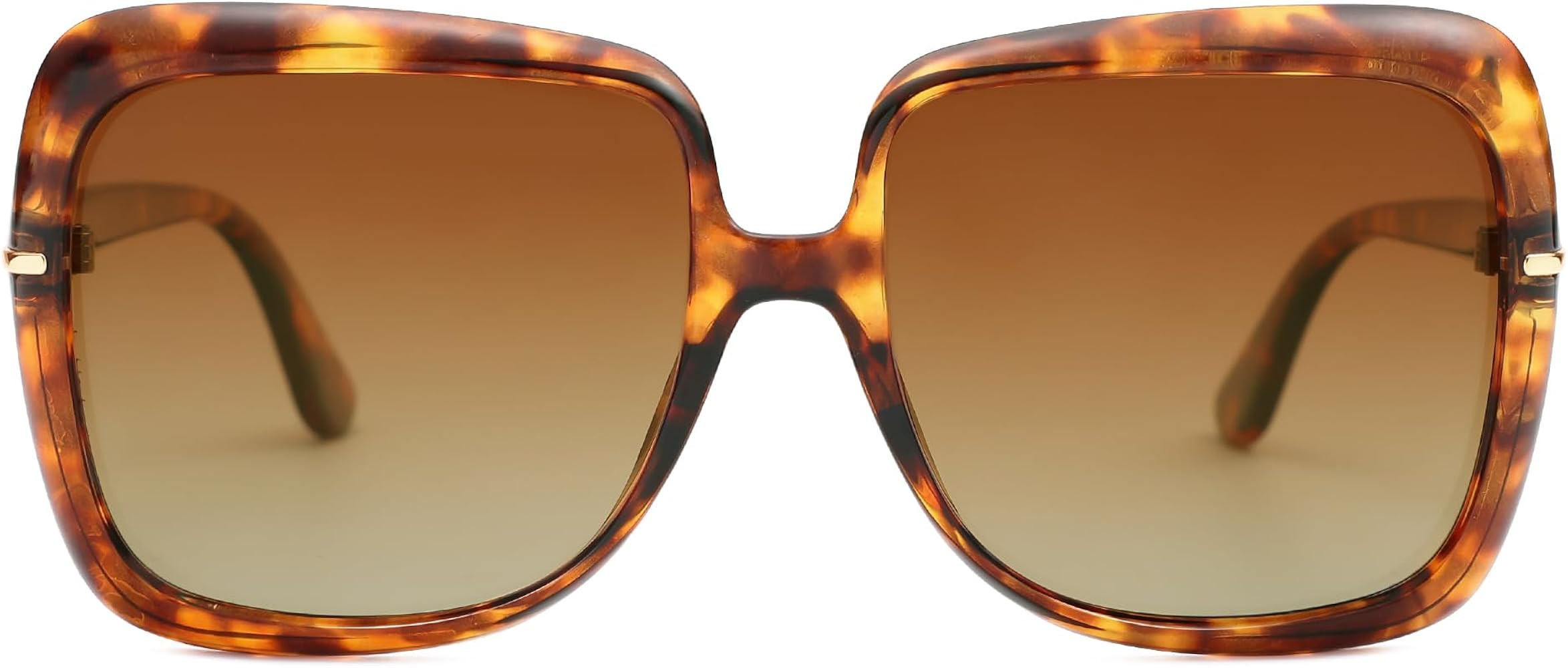 VANLINKER Polarized Oversized Big Trendy Square 70s Sunglasses for Women Retro Vintage Shades VL9... | Amazon (US)