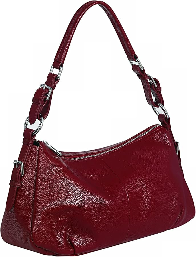 HESHE Hobo Bags Genuine Leather Shoulder Bag for Women Designer Crossbody Purses Trendy Ladies Ha... | Amazon (US)