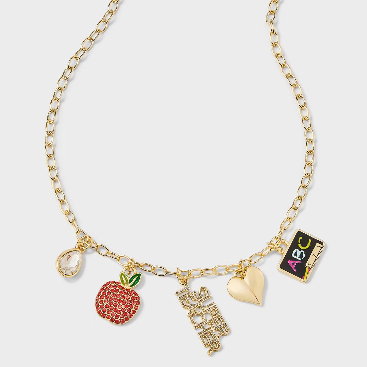 SUGARFIX by BaubleBar Class Act Charm Necklace - Gold | Target