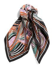 Made In Italy Silk Scarf With Scrunchie | TJ Maxx
