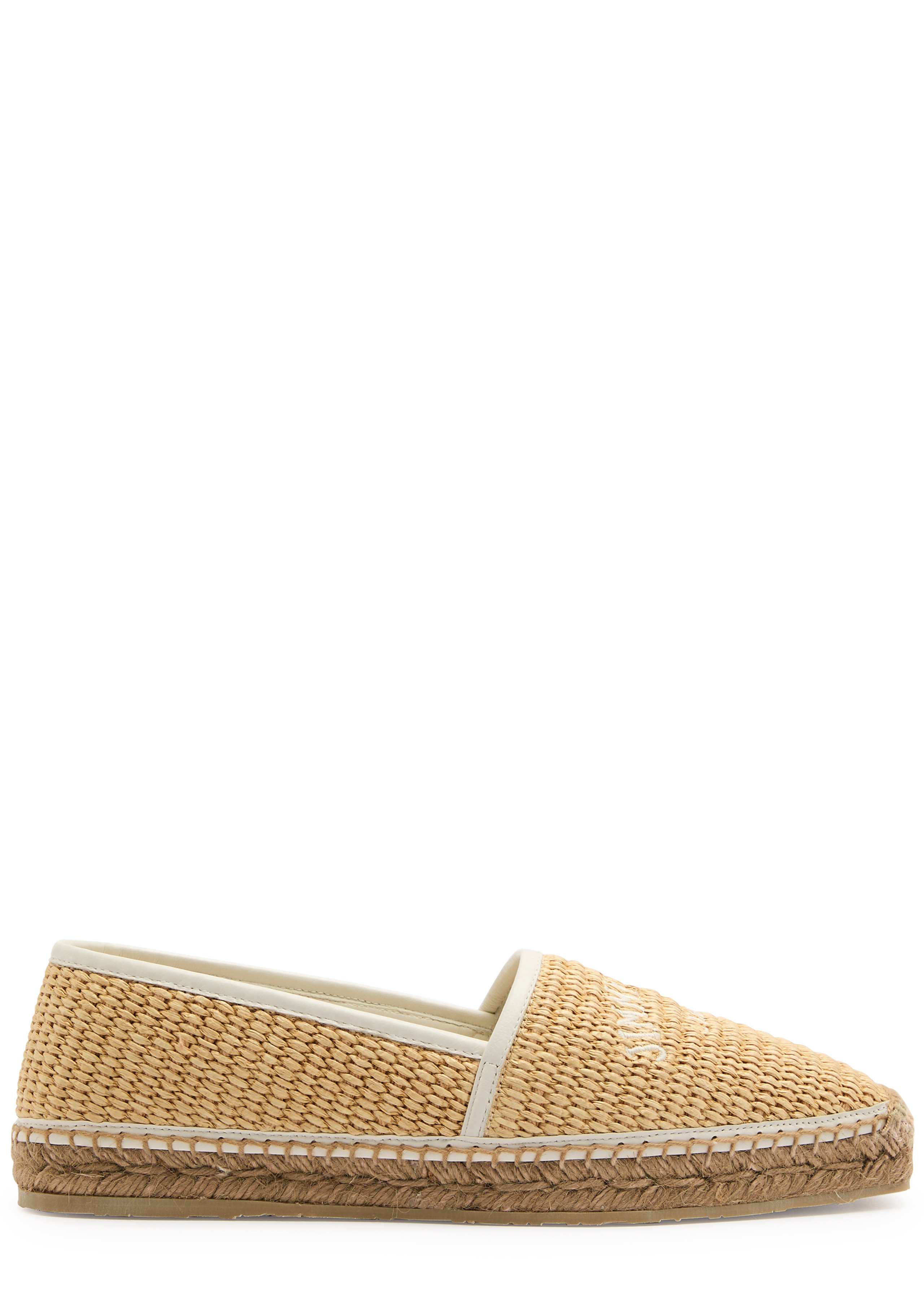 Brie logo-embroidered espadrille flats | Harvey Nichols