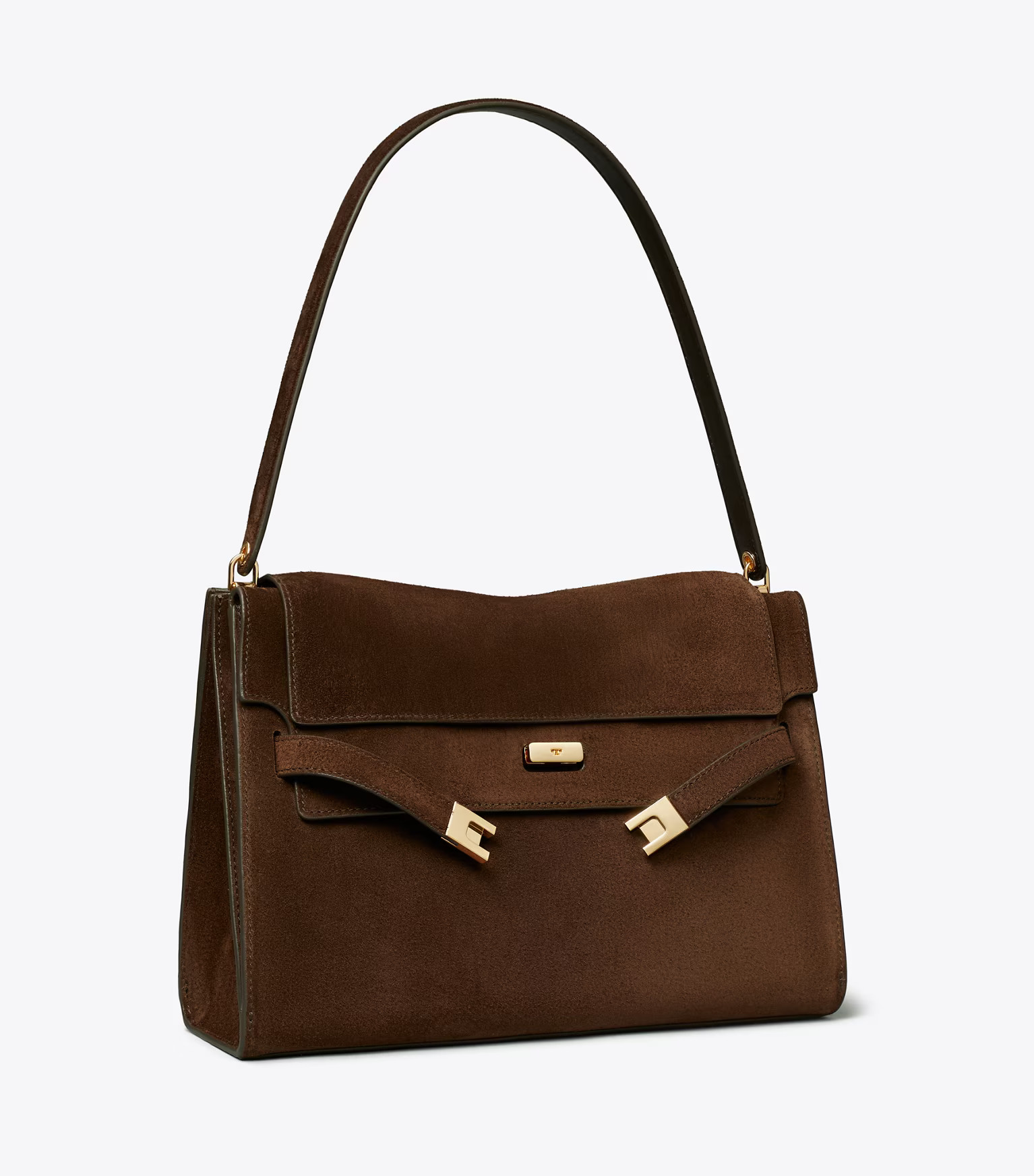 LARGE LEE RADZIWILL SUEDE SHOULDER BAG | Tory Burch (US)