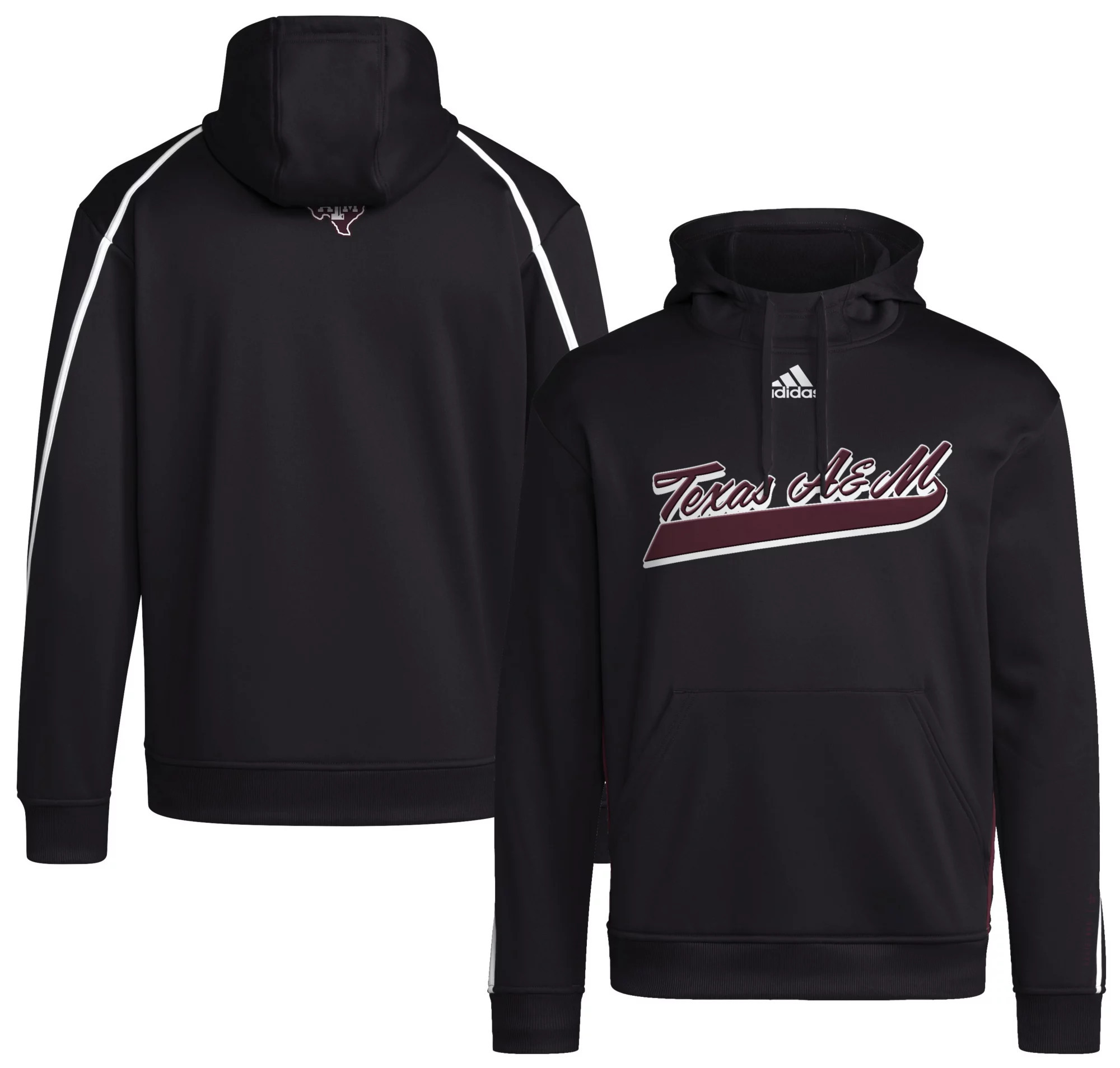 adidas Men's Texas A&M Aggies Black Sideline Travel Players Hoodie, XXL | DICK'S Sporting Goods