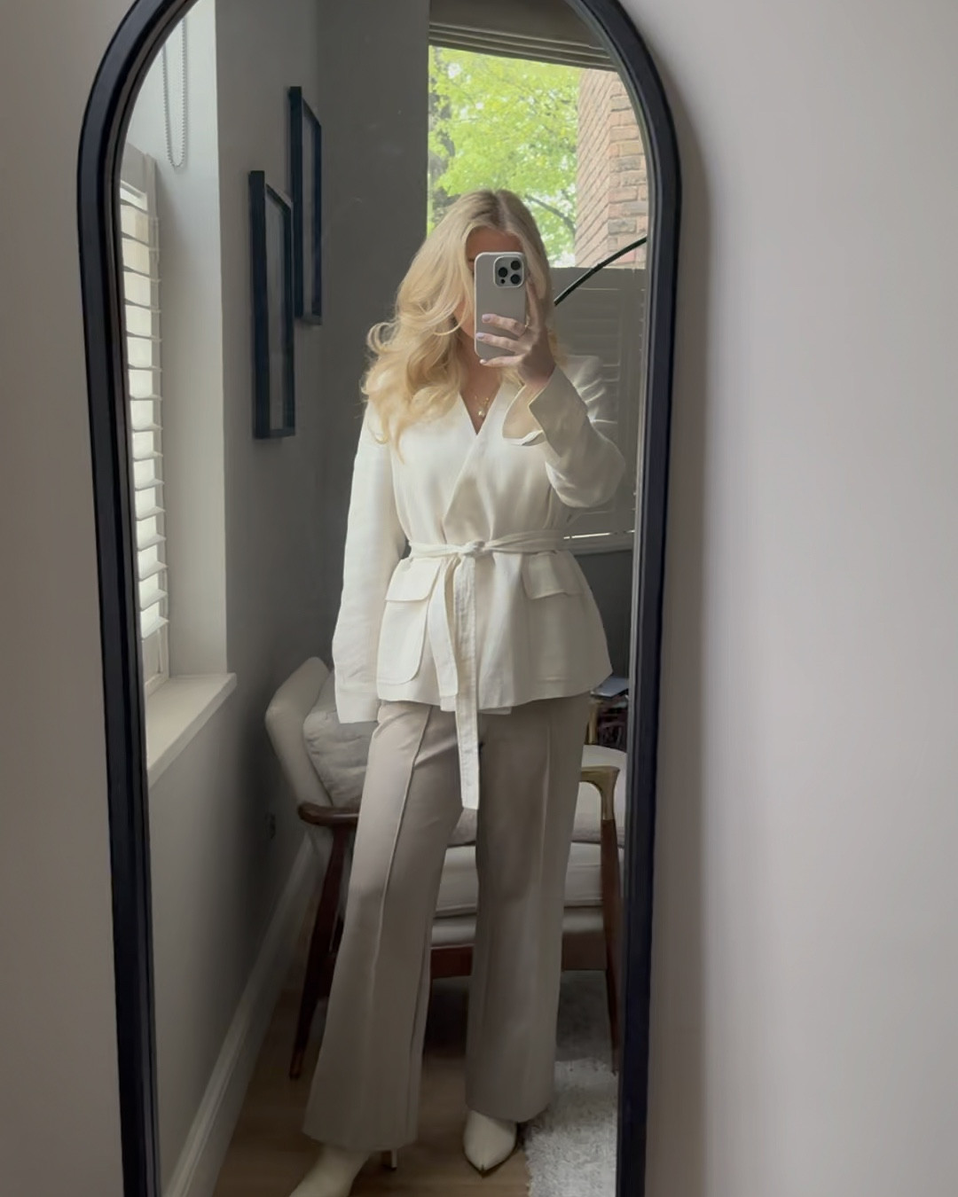 Spring summer work outfit - all neutrals! Unfortunately all old (Zara blazer, H&M trousers and Office boots) but linking similar 

#LTKworkwear #LTKSeasonal #LTKeurope
