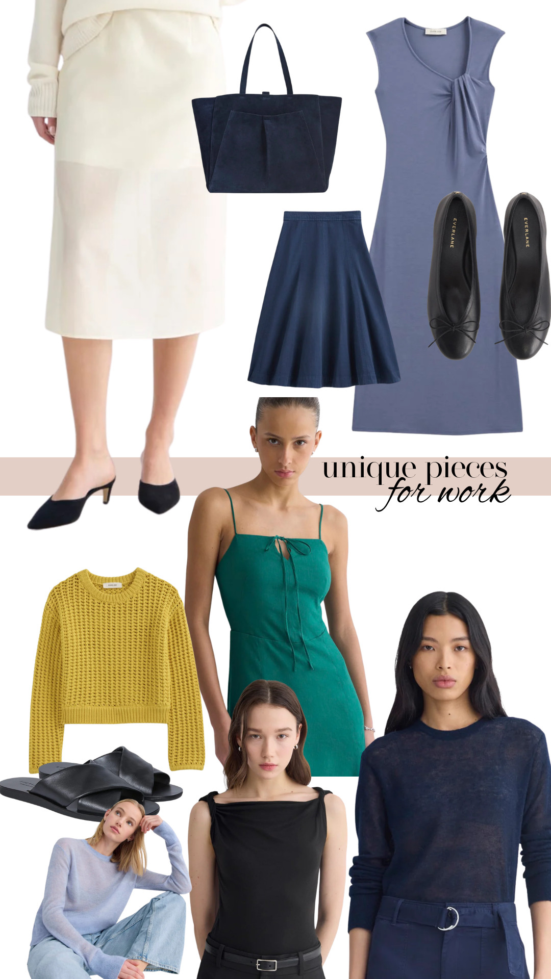 Some super chic Everlane picks! All of these are on sale right now - perfect timing if you are looking for a Summer wardrobe refresh ☀️ 

 #LTKootd #LTKSeasonal #LTKWorkwear