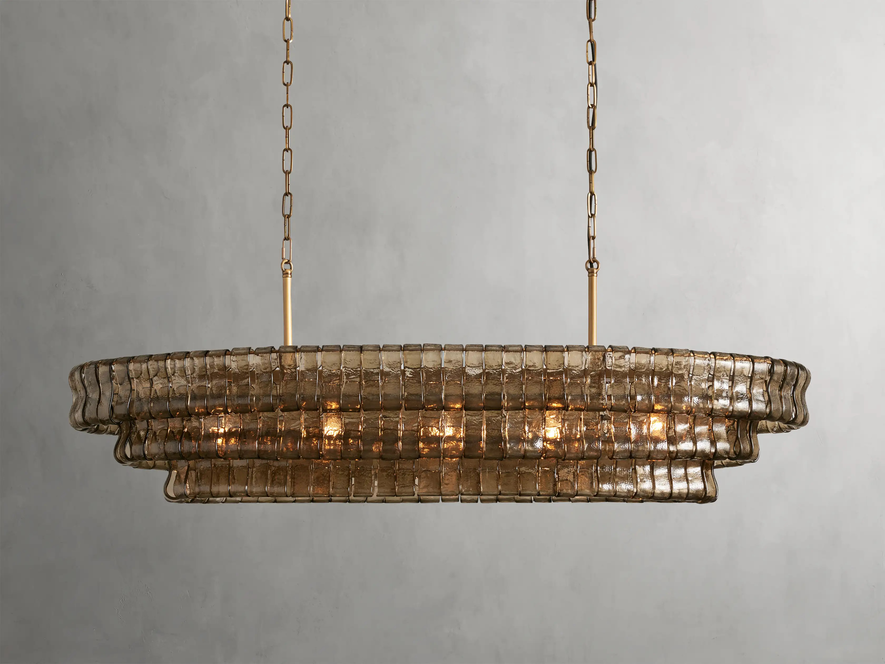 Ghiaccio Oval Chandelier | Arhaus