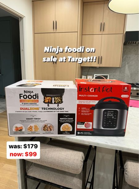 Ninja foodi on sale at target for under $100!

Home appliance, kitchen appliance, air fryer, cooking 

#LTKhome #LTKsalealert #LTKfindsunder100