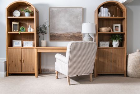 Give your basement an upgrade to a functional home office or family room with these items from target including hutch, dusk, armchair, artwork, and more coastal style home decor items

#LTKhome #LTKfamily