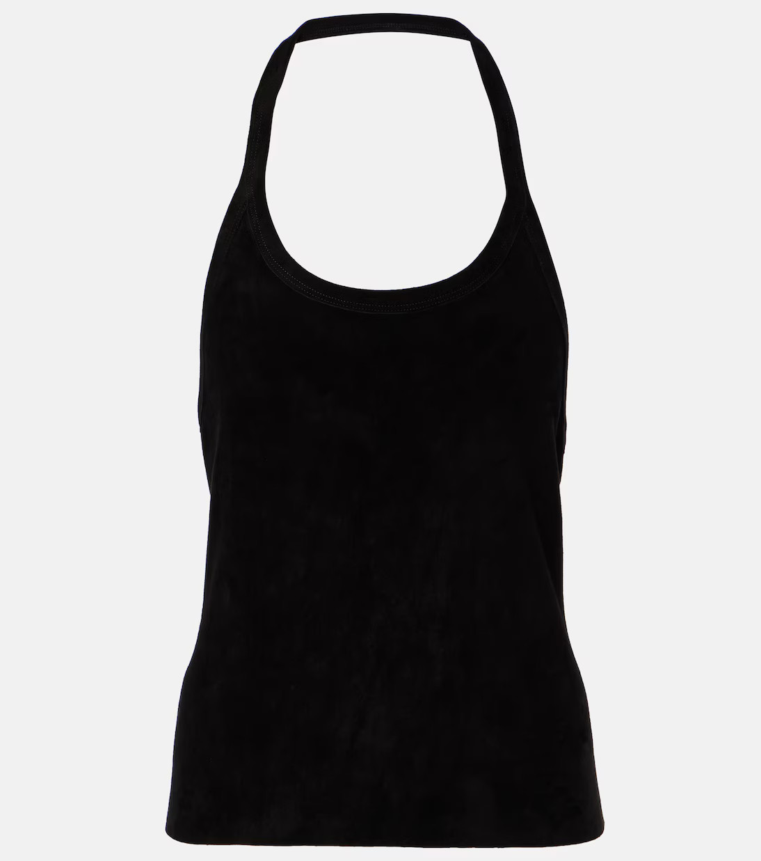 Cherry halterneck suede top | Mytheresa (UK)