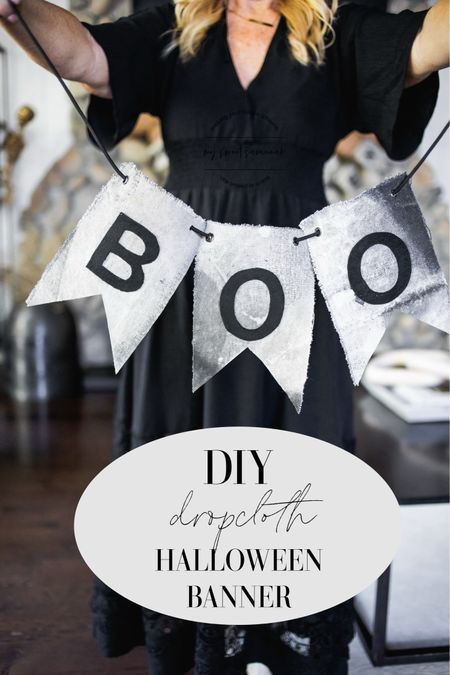 DIY HALLOWEEN BANNER MADE WITH DROP CLOTH FABRIC! Get all your supplies to make this here. 
Amazon
Happy Halloween
Boo


#LTKstyletip #LTKSeasonal #LTKhome