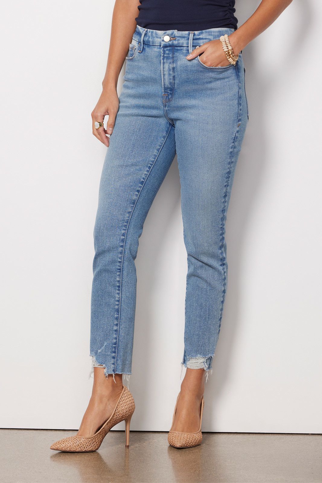 GOOD AMERICAN Good Legs Cig Jean | EVEREVE | Evereve